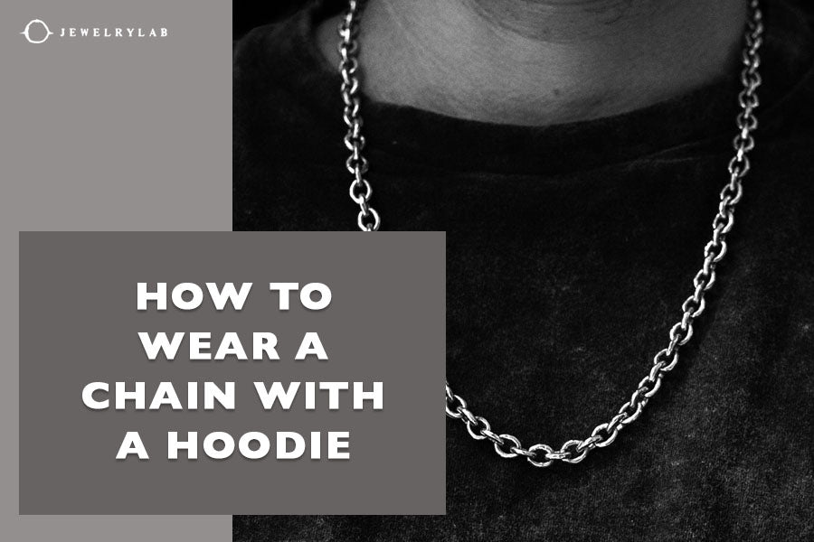 how to wear a chain with a suit and tie