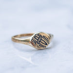 KILL ME SOFTLY RING (XS) | BRASS