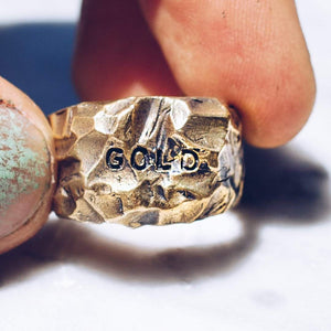G O L D RING | BRASS - JewelryLab