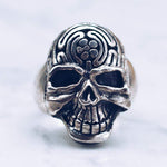KNOWLEDGE SEEKER SKULL RING | STERLING SILVER