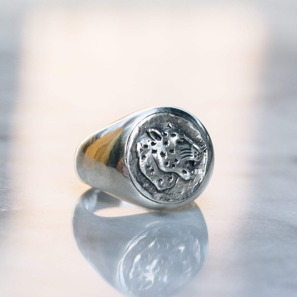 Jaguar silver clearance ring