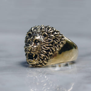 LION RING | BRASS - JewelryLab