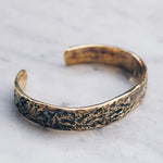 BIG ABSTRACT BRACELET | BRASS