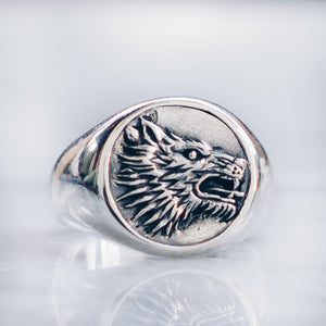 WOLF RING | 925 STERLING SILVER - JewelryLab
