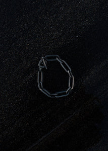 BLACK CHAIN LINK BRACELET | 925 STERLING SILVER - JewelryLab