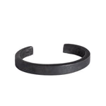 LARGE MINIMAL BRACELET | OXIDIZED 925 STERLING SILVER