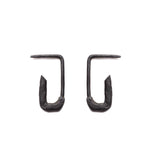 UHYA BLACK EARRINGS | OXIDIZED 925 STERLING SILVER