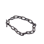 ULA CHAIN LINK BRACELET | BLACK OXIDIZED 925 STERLING SILVER