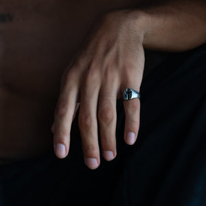 MEDIUM CROSS RING | 925 STERLING SILVER