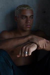 MEDIUM CROSS RING | 925 STERLING SILVER