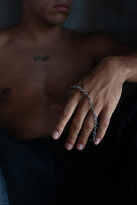 HEART CHAIN BRACELET | 925 STERLING SILVER