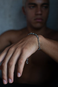 HEART CHAIN BRACELET | 925 STERLING SILVER