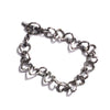 MEDIUM HEART CHAIN BRACELET | 925 STERLING SILVER