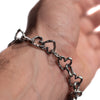 MEDIUM HEART CHAIN BRACELET | 925 STERLING SILVER