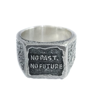 NO PAST NO FUTURE RING | 925 STERLING SILVER