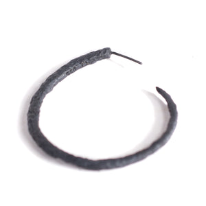 XL MYA EARRING | OXIDIZED 925 STERLING SILVER