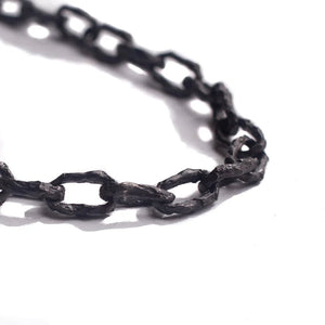 ULA CHAIN NECKLACE | BLACK OXIDIZED 925 STERLING SILVER - JEWELRYLAB