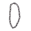 ULA X NECKLACE | BLACK OXIDIZED 925 STERLING SILVER - JEWELRYLAB