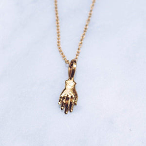 ORACLE HAND NECKLACE | 24K GOLD PLATED - JewelryLab