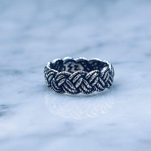 ROPE RING | 925 STERLING SILVER - JewelryLab