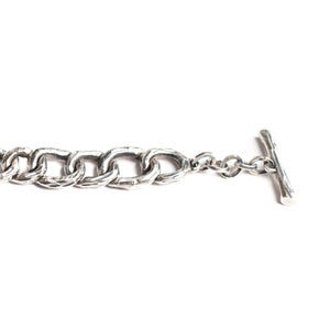 DARA ABSTRACT TWISTED CHAIN BRACELET | 925 STERLING SILVER