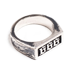 666 RING | 925 STERLING SILVER - JewelryLab