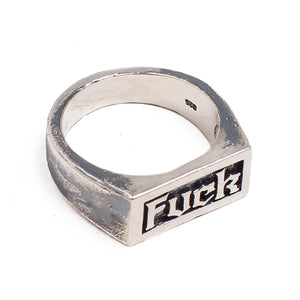 FUCK RING | 925 STERLING SILVER - JewelryLab