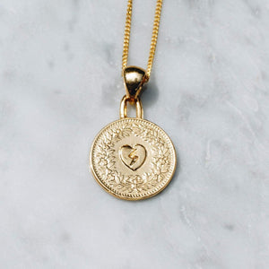 HEART OF GOLD NECKLACE | 24K GOLD PLATED - JewelryLab