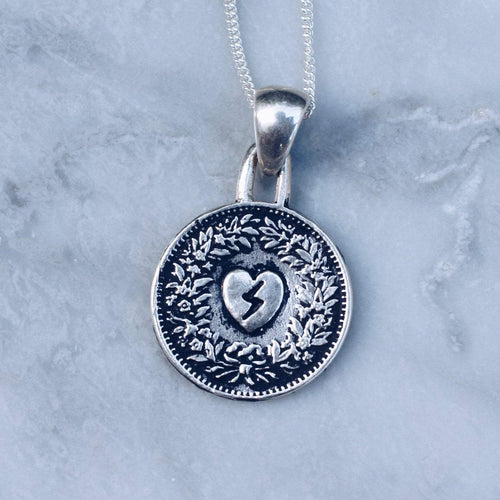 HEART OF GOLD NECKLACE | 925 STERLING SILVER - JewelryLab