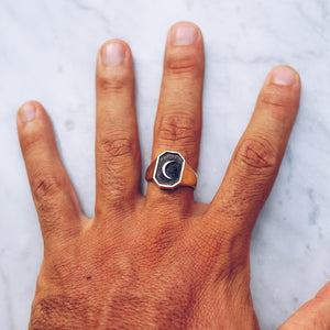 OLD MOON RING | BRASS - JewelryLab