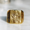 LARGE ABSTRACT RING | BRASS - JewelryLab