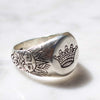 SUN & CROWN RING | 925 STERLING SILVER - JewelryLab