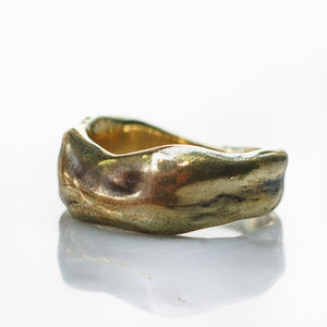 MEDIUM ABSTRACT RING | BRASS - JewelryLab