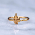BEST WISHES RING | 24K GOLD PLATED
