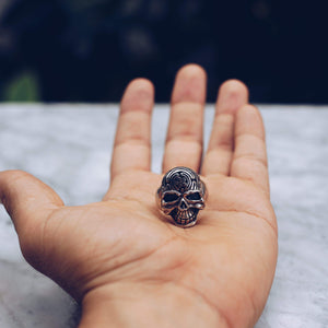 KNOWLEDGE SEEKER SKULL RING | STERLING SILVER - JewelryLab