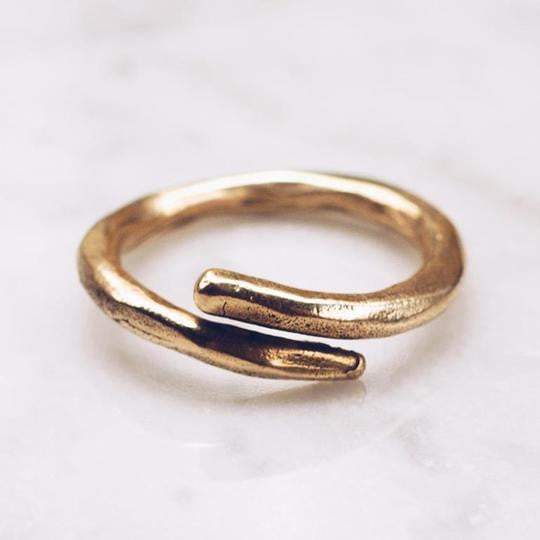 DEEP WATER RING | BRASS