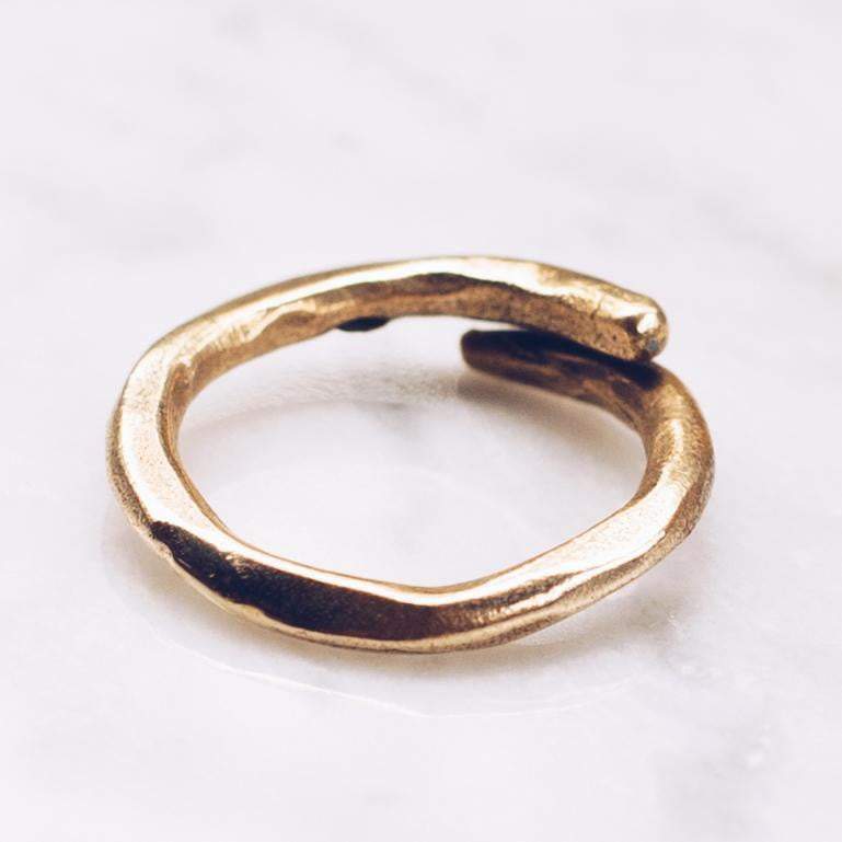 DEEP WATER RING | BRASS