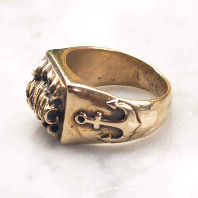 OCEAN ELEMENTS RING | BRASS