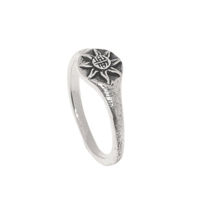 Sterling Silver Ring Sun Band 4mm Wide Genuine Solid Hallmarked 925 - UK Sterling Silver Ring Sun Band 4mm Wide Genuine Solid Hallmarked 925 - UK