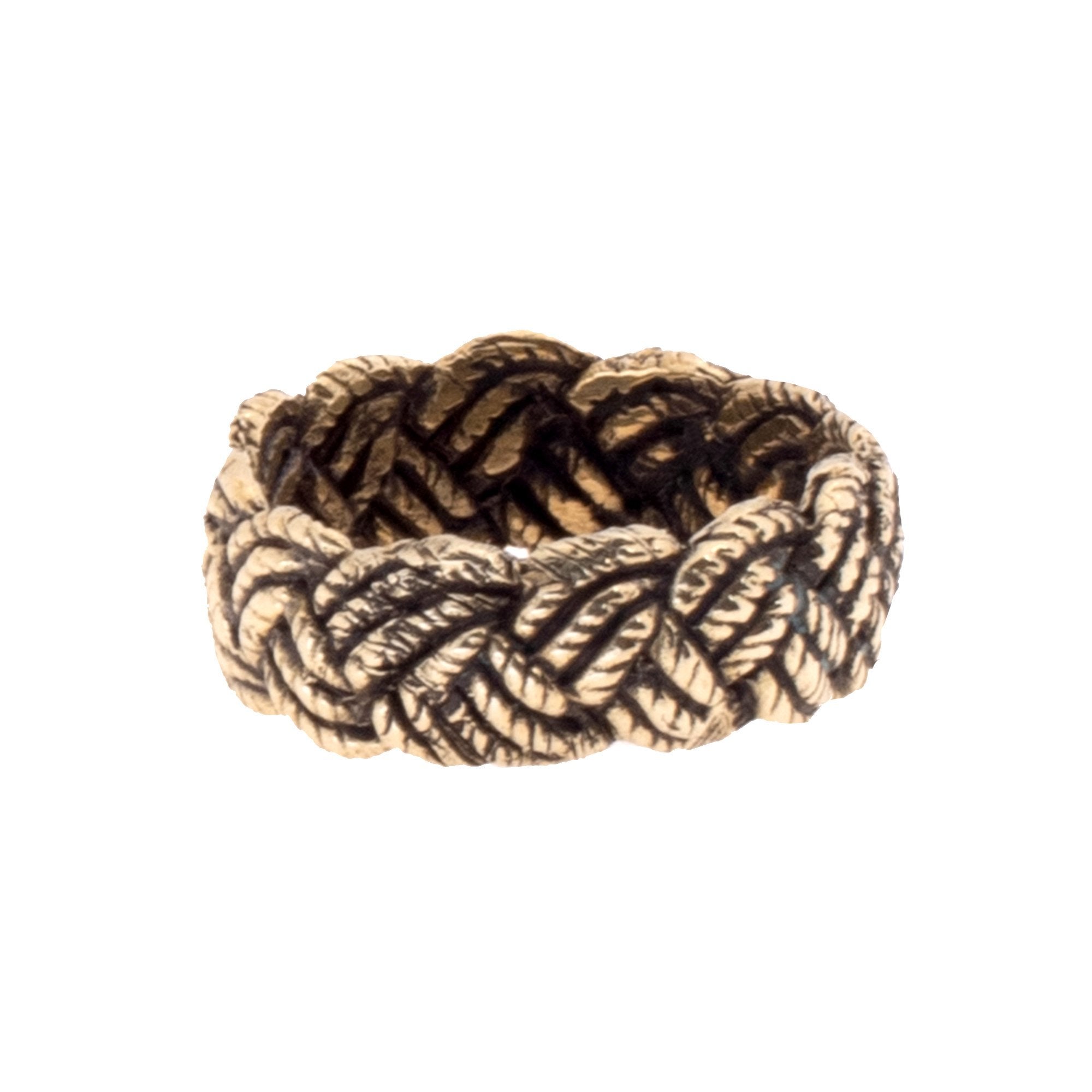 ROPE RING | BRASS