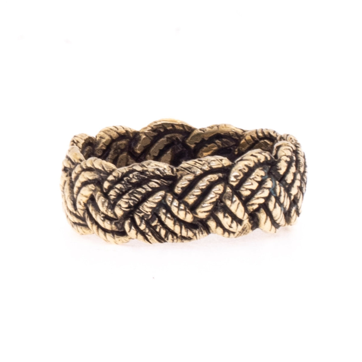 ROPE RING | BRASS