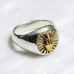 BEST WISHES MIXED METALS | 925 STERLING SILVER & BRASS CENTER