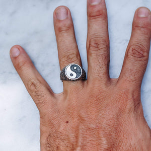 YIN AND YANG RING | 925 STERLING SILVER - JewelryLab