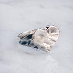 RUSTIC HEART RING | 925 STERLING SILVER