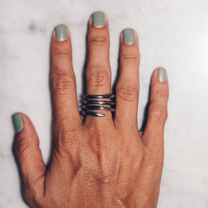 COIL RING | 925 STERLING SILVER - JewelryLab
