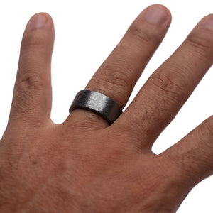 A RING | 925 OXIDIZED STERLING SILVER - JewelryLab