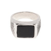 BLACK ONYX RING | 925 STERLING SILVER - JewelryLab