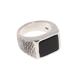 BLACK ONYX RING | 925 STERLING SILVER - JewelryLab