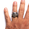 HANNYA STACKED RINGS | 925 STERLING SILVER & BRASS - JewelryLab