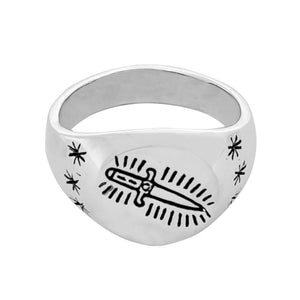 KILL ME SOFTLY RING (LARGE) | 925 STERLING SILVER - JewelryLab